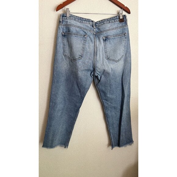 Hidden Los Angeles Jeans Womens Medium Wash Denim Distressed Mid Rise. Size 31 - Picture 3 of 3